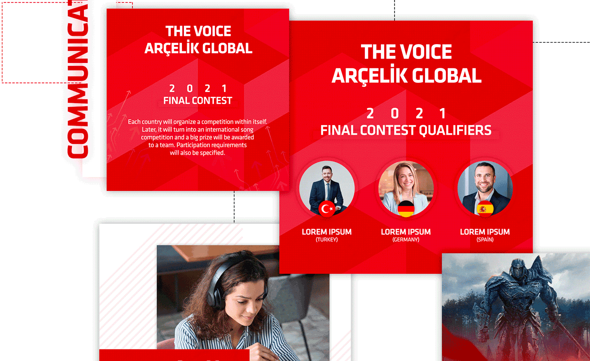 Screenshot from the project