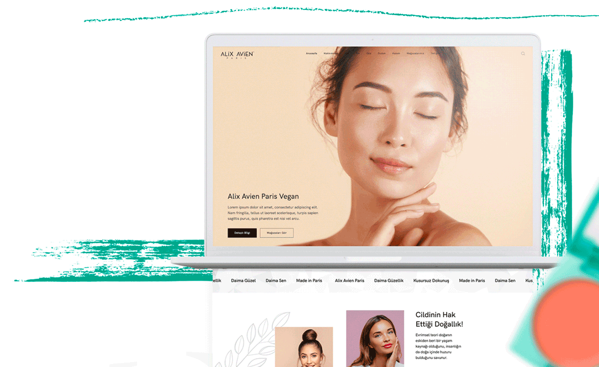 Screenshot from the project