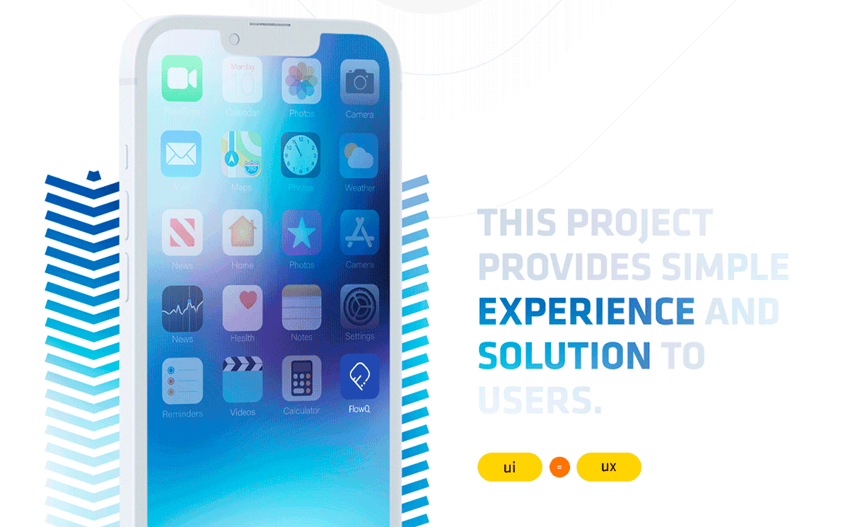 Screenshot from the project