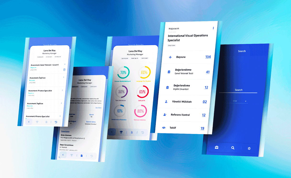 Screenshot from the project