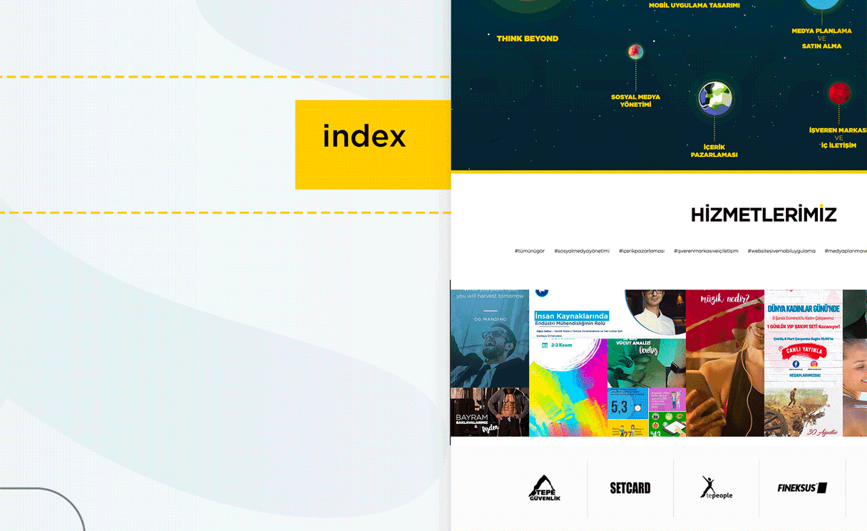 Screenshot from the project